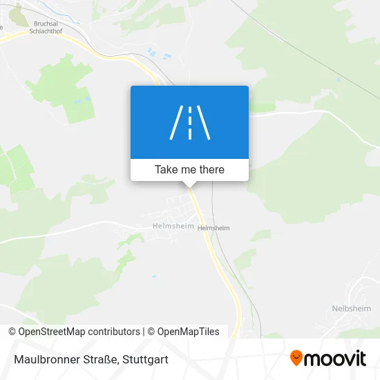 Карта Maulbronner Straße