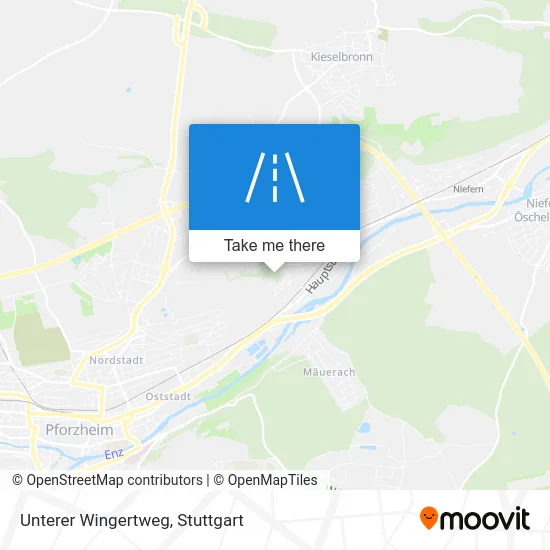 Карта Unterer Wingertweg