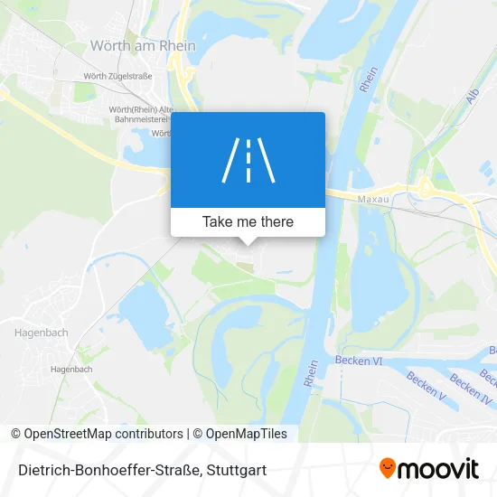 Карта Dietrich-Bonhoeffer-Straße