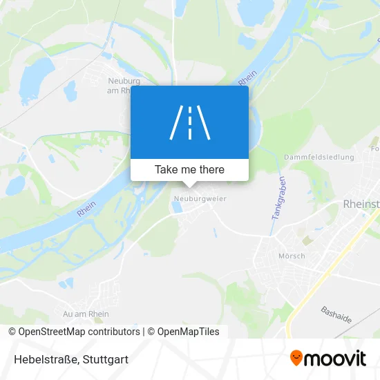 Карта Hebelstraße