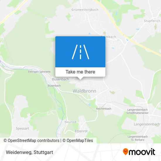 Карта Weidenweg