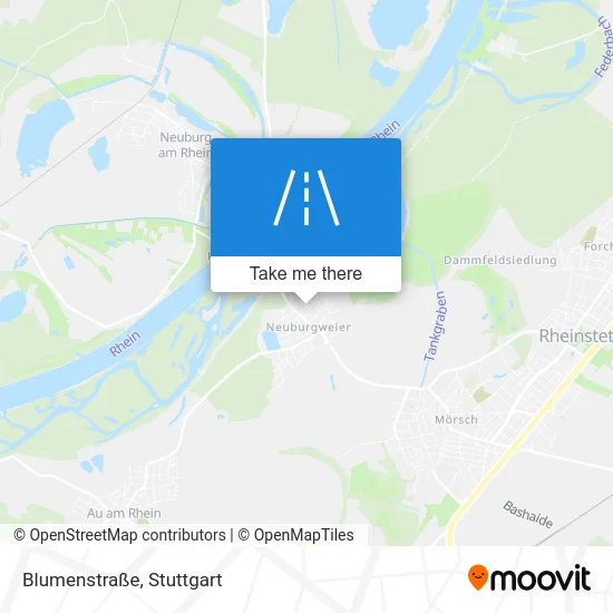 Карта Blumenstraße