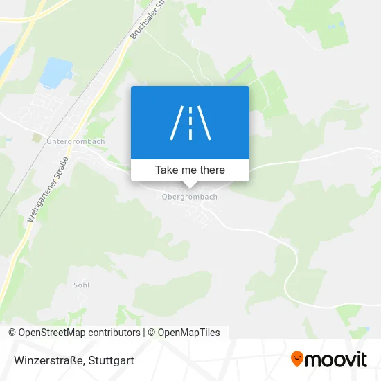 Карта Winzerstraße