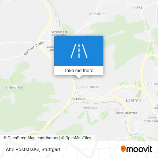 Карта Alte Poststraße