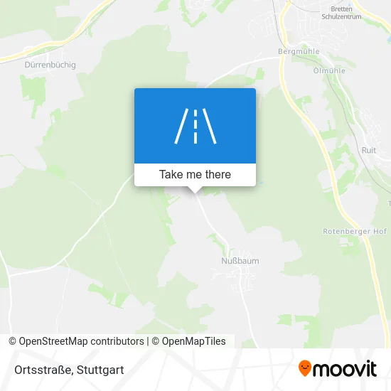 Карта Ortsstraße