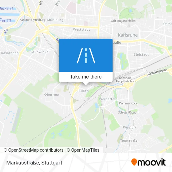 Карта Markusstraße