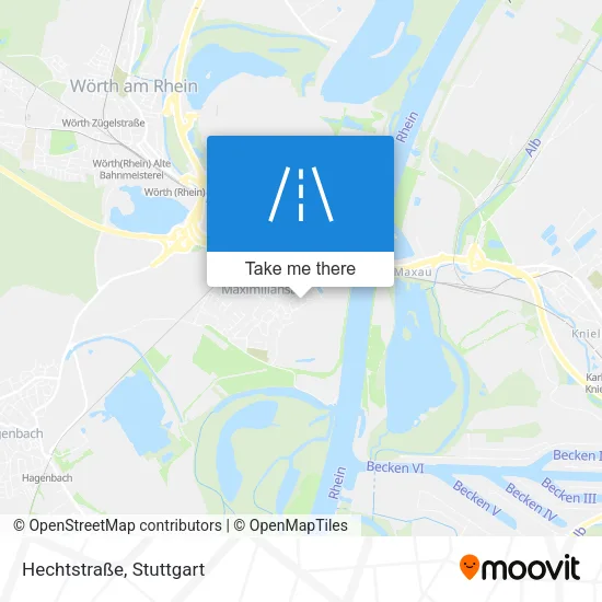 Карта Hechtstraße