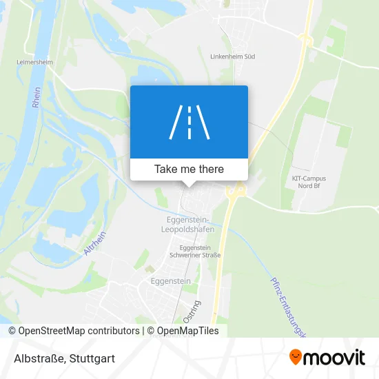 Карта Albstraße