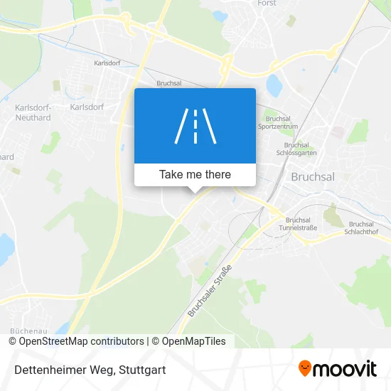 Карта Dettenheimer Weg