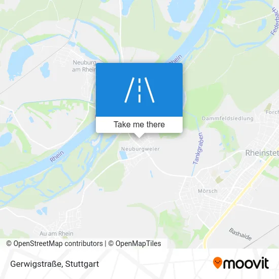 Карта Gerwigstraße