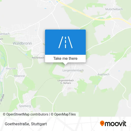 Карта Goethestraße