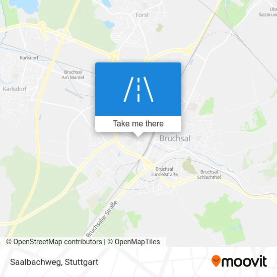 Карта Saalbachweg