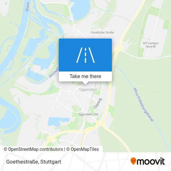 Карта Goethestraße