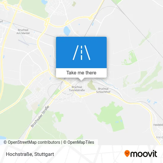 Карта Hochstraße
