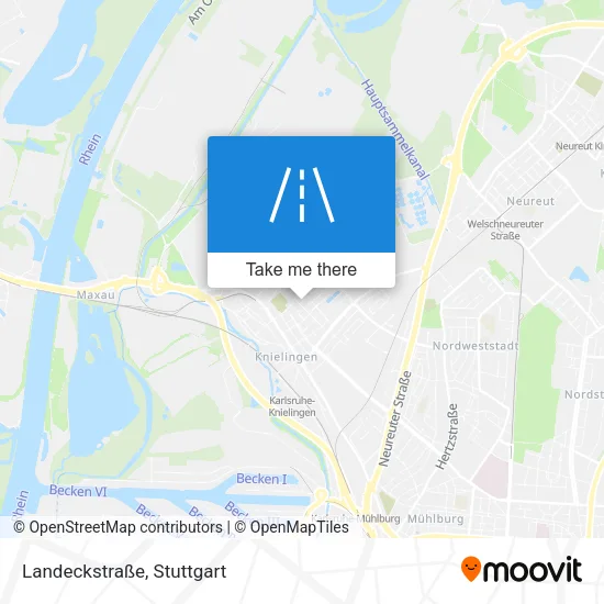 Карта Landeckstraße