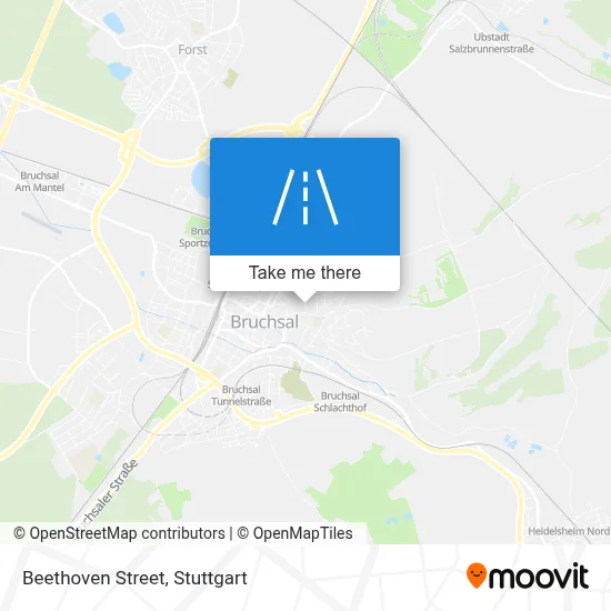 Beethovenstraße map
