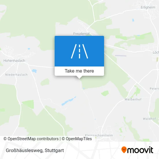Карта Großhäuslesweg
