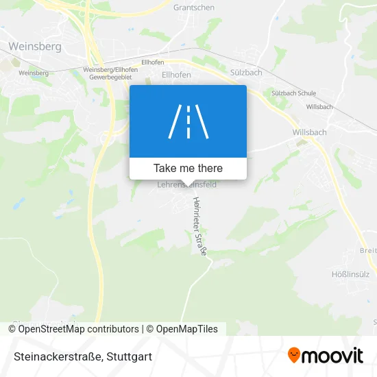 Карта Steinackerstraße