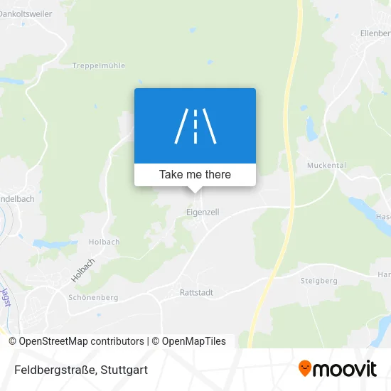 Карта Feldbergstraße
