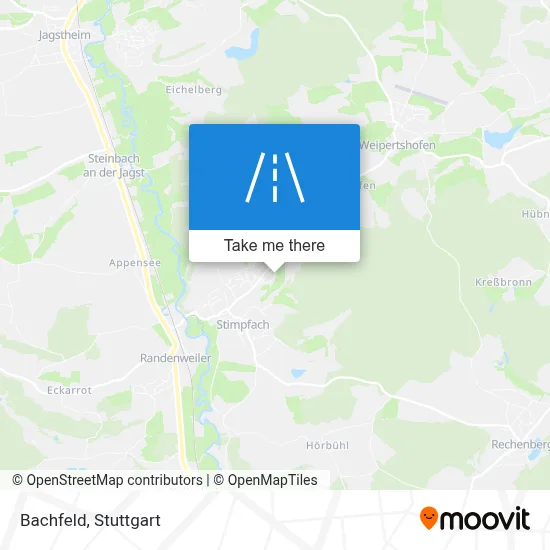 Bachfeld map