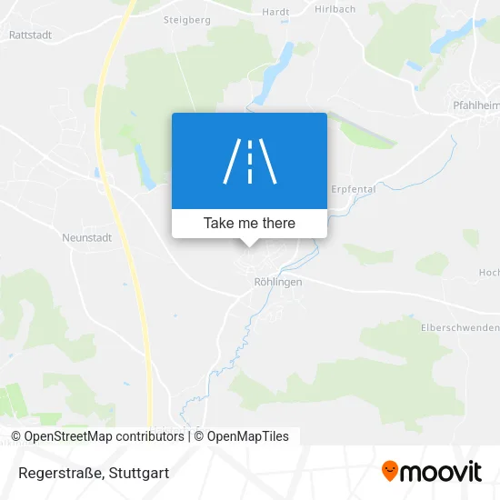 Карта Regerstraße