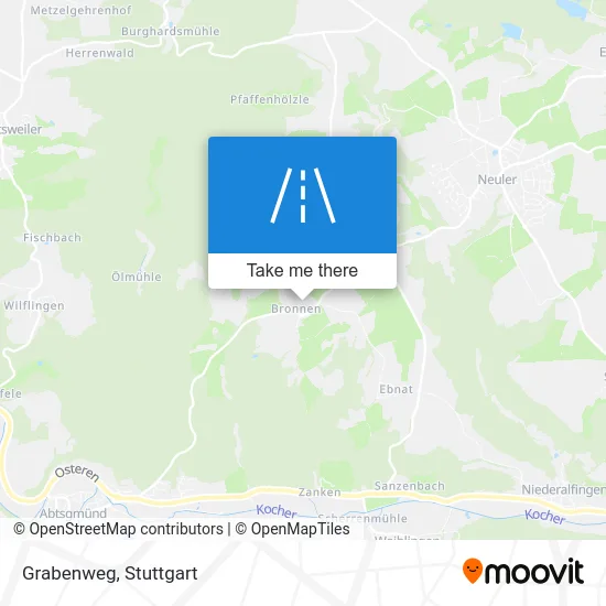 Карта Grabenweg