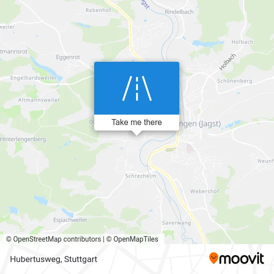 Карта Hubertusweg