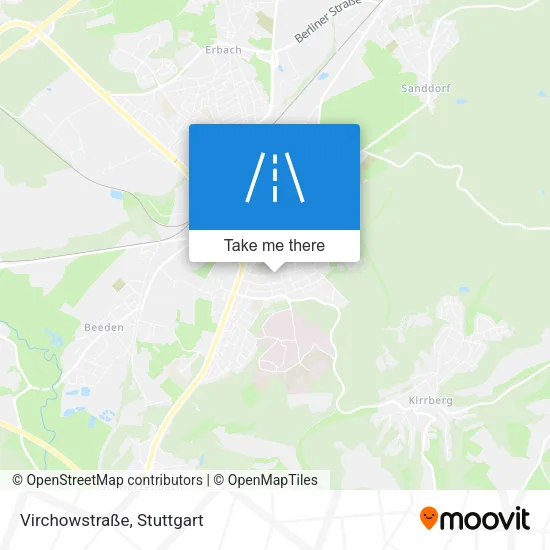 Карта Virchowstraße