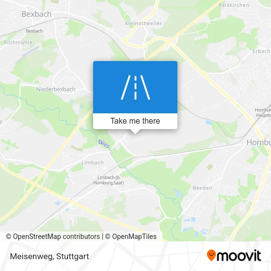 Карта Meisenweg