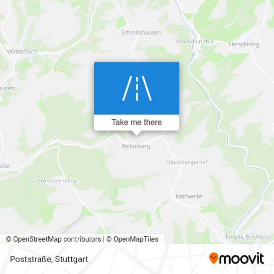 Карта Poststraße