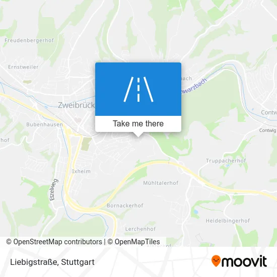 Карта Liebigstraße