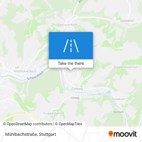Карта Mühlbachstraße