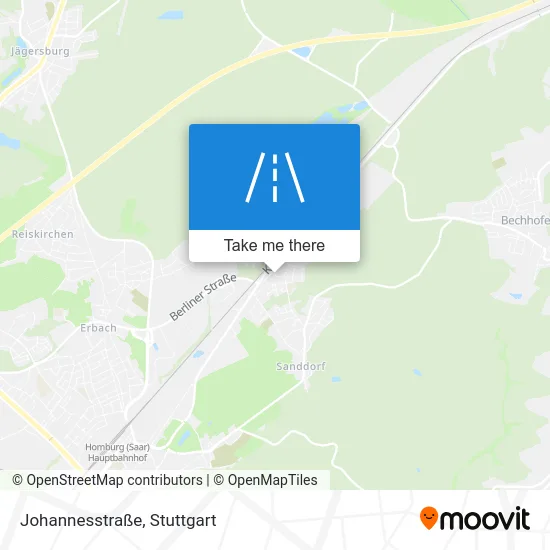 Карта Johannesstraße
