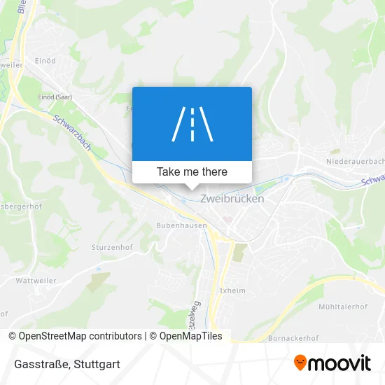 Карта Gasstraße