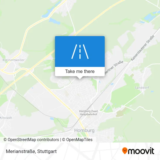 Карта Merianstraße