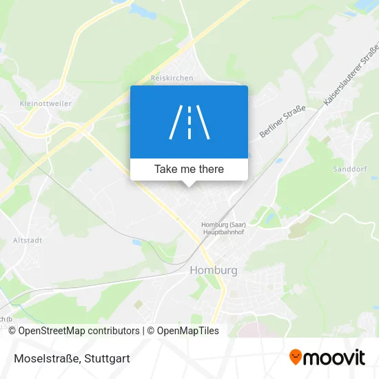 Карта Moselstraße