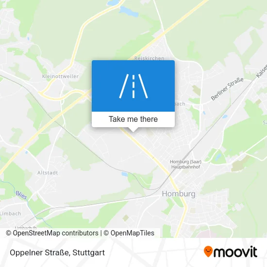 Карта Oppelner Straße