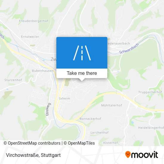 Карта Virchowstraße