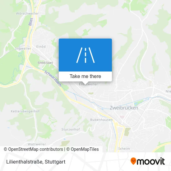 Карта Lilienthalstraße