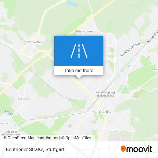 Карта Beuthener Straße