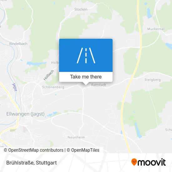 Карта Brühlstraße