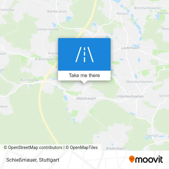 Карта Schießmauer