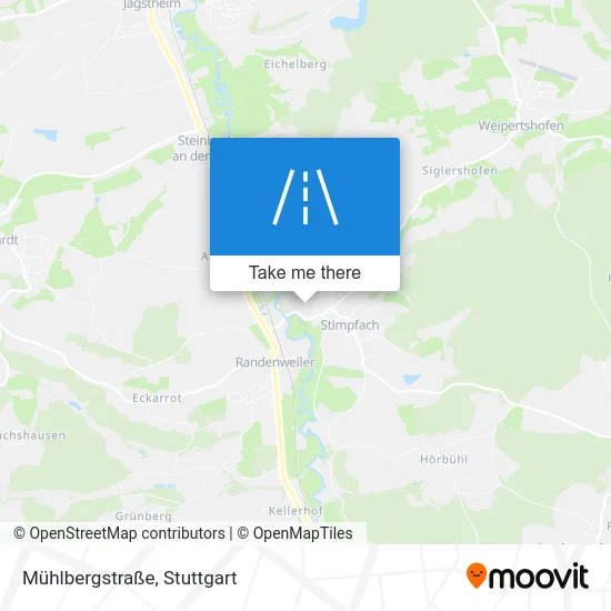 Карта Mühlbergstraße