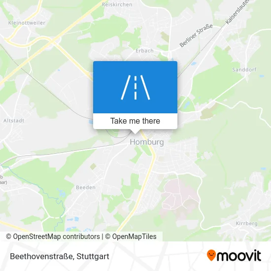 Карта Beethovenstraße