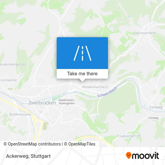 Ackerweg map