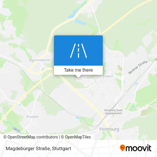 Карта Magdeburger Straße