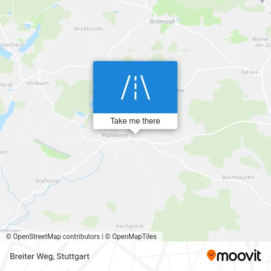 Карта Breiter Weg