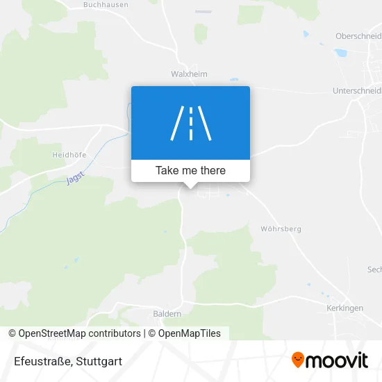 Карта Efeustraße