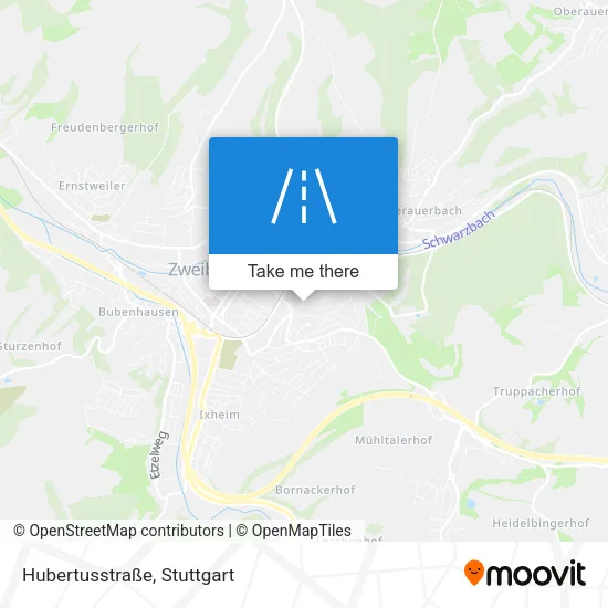 Карта Hubertusstraße