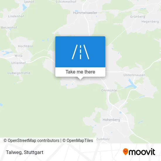 Talweg map